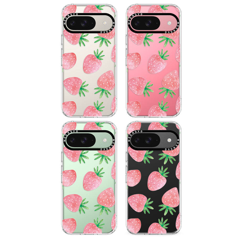 Pastel Strawberry Phone Case - Google Pixel 9 Case