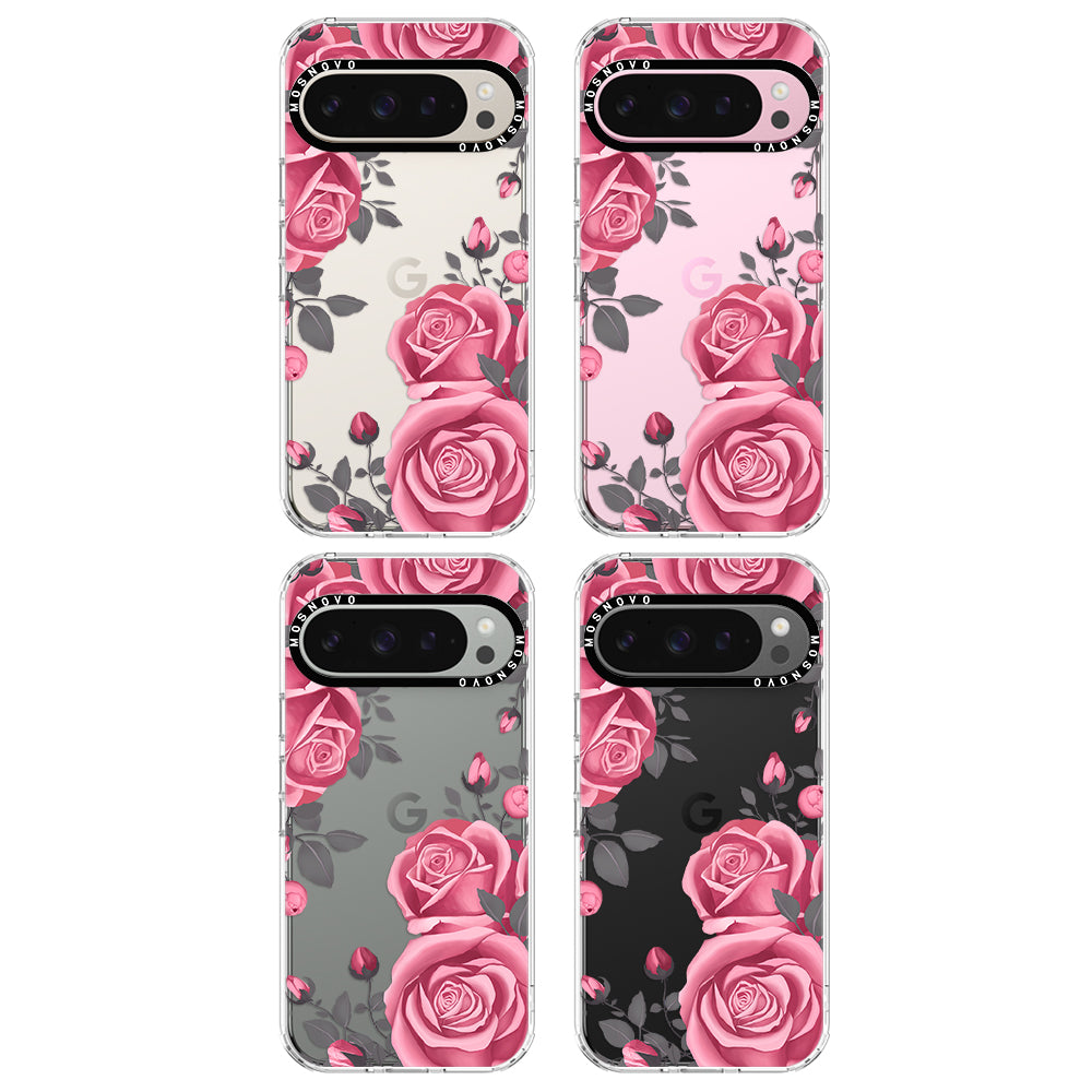 Viva Magenta Flower Phone Case - Google Pixel 9 Pro Case