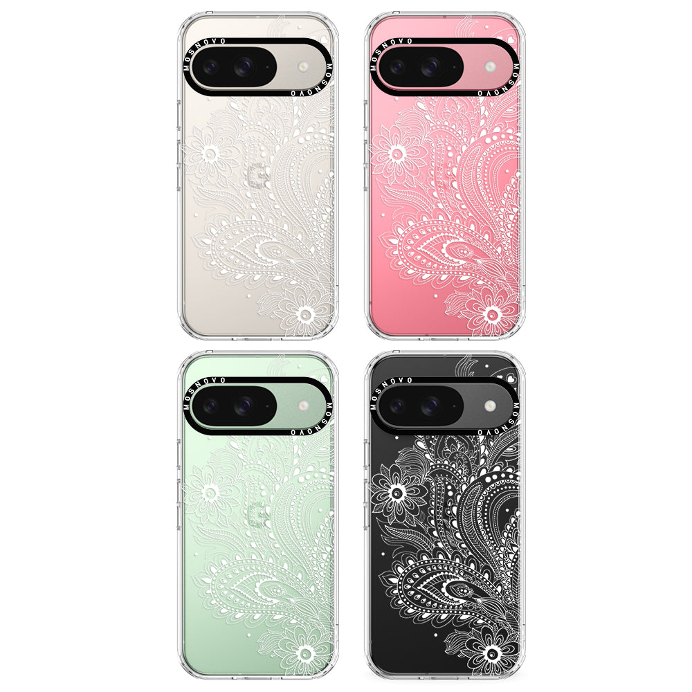 Aesthetic Flower Henna Phone Case - Google Pixel 9 Case