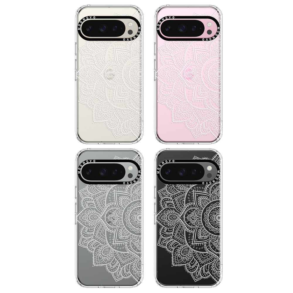 Half Mandala Phone Case - Google Pixel 9 Pro Case