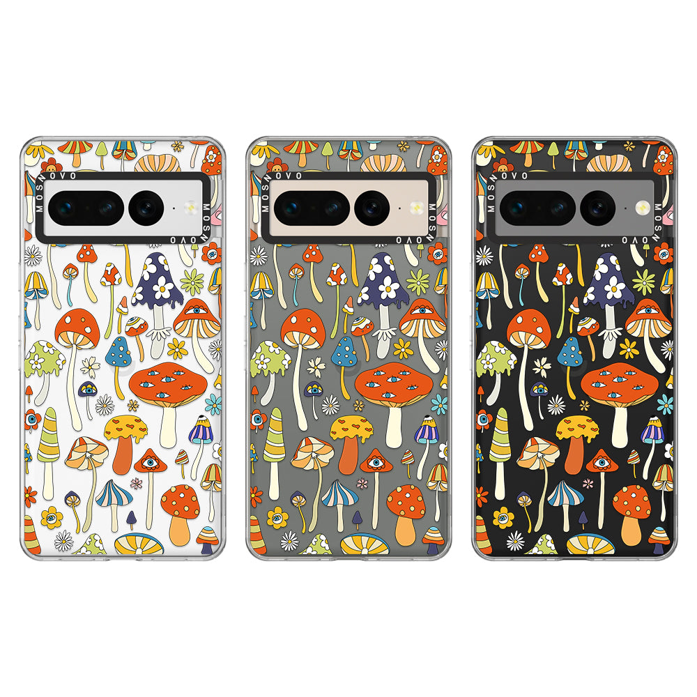 Mushroom Art Phone Case - Google Pixel 7 Pro Case