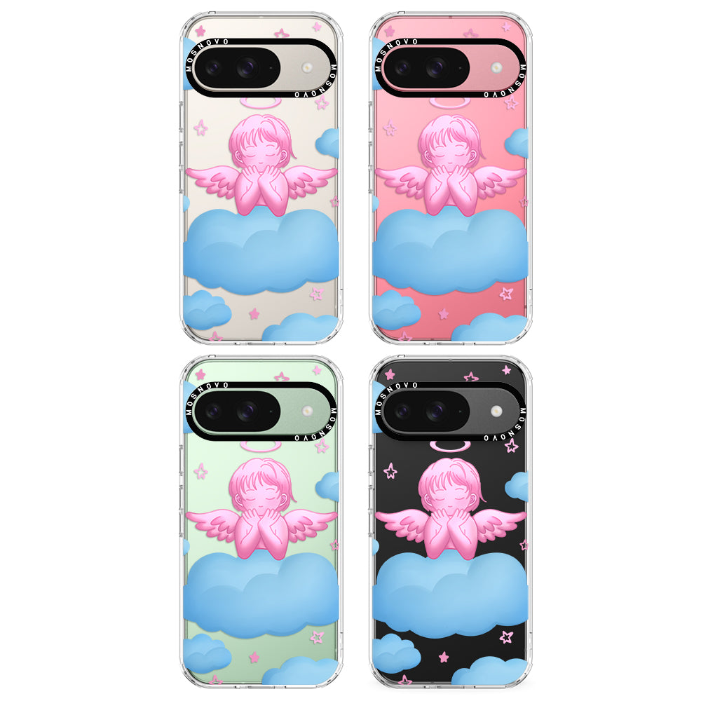 Pink Serenity Angel Phone Case - Google Pixel 9 Case