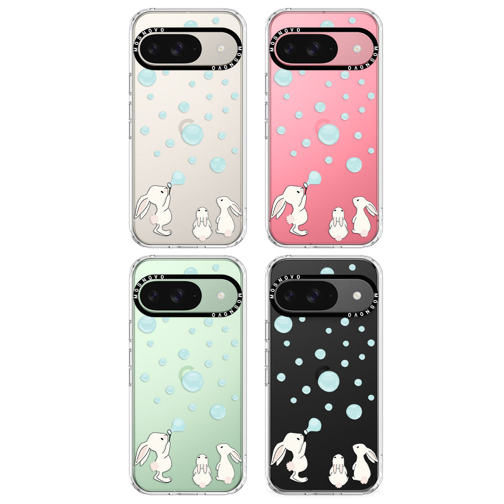 Bunny Blow Bubble Phone Case - Google Pixel 9 Case