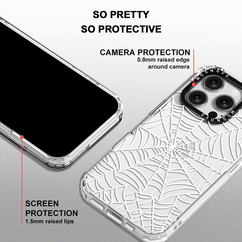 Spider Web Phone Case - iPhone 16 Pro Case - MOSNOVO