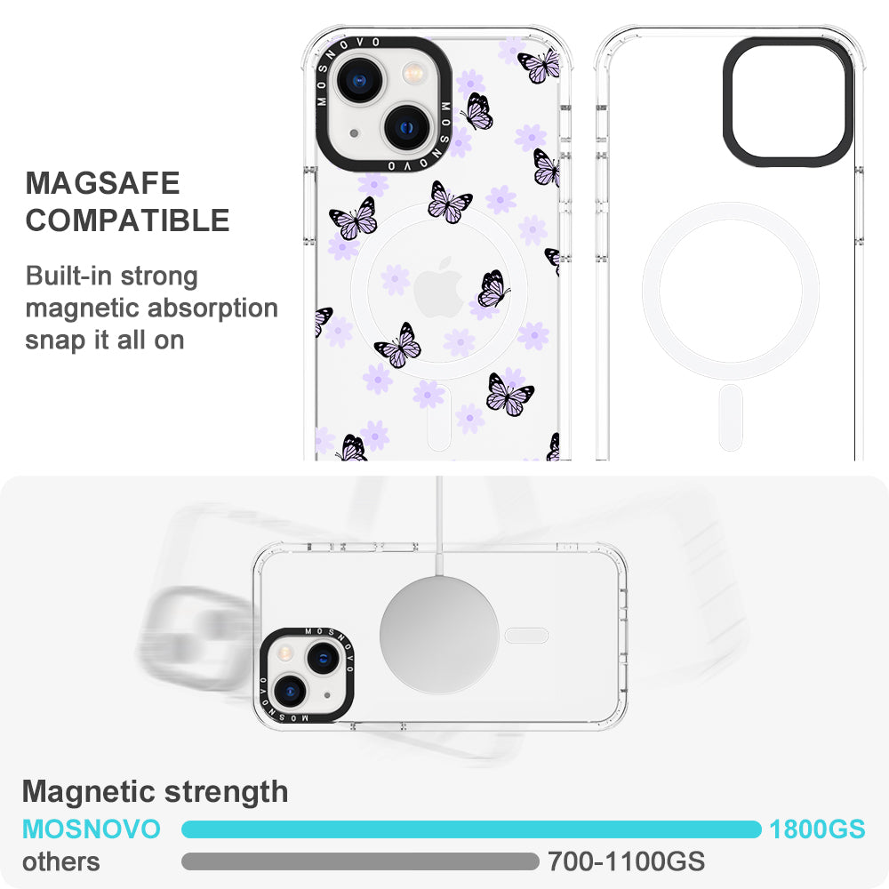 Lilac Butterfly Phone Case - iPhone 13 Case