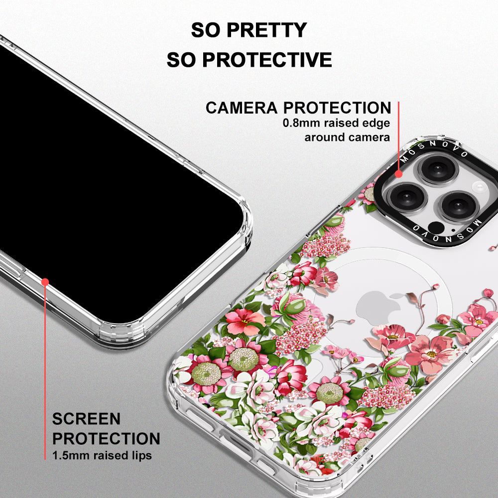 Blooms Phone Case - iPhone 16 Pro Max Case - MOSNOVO