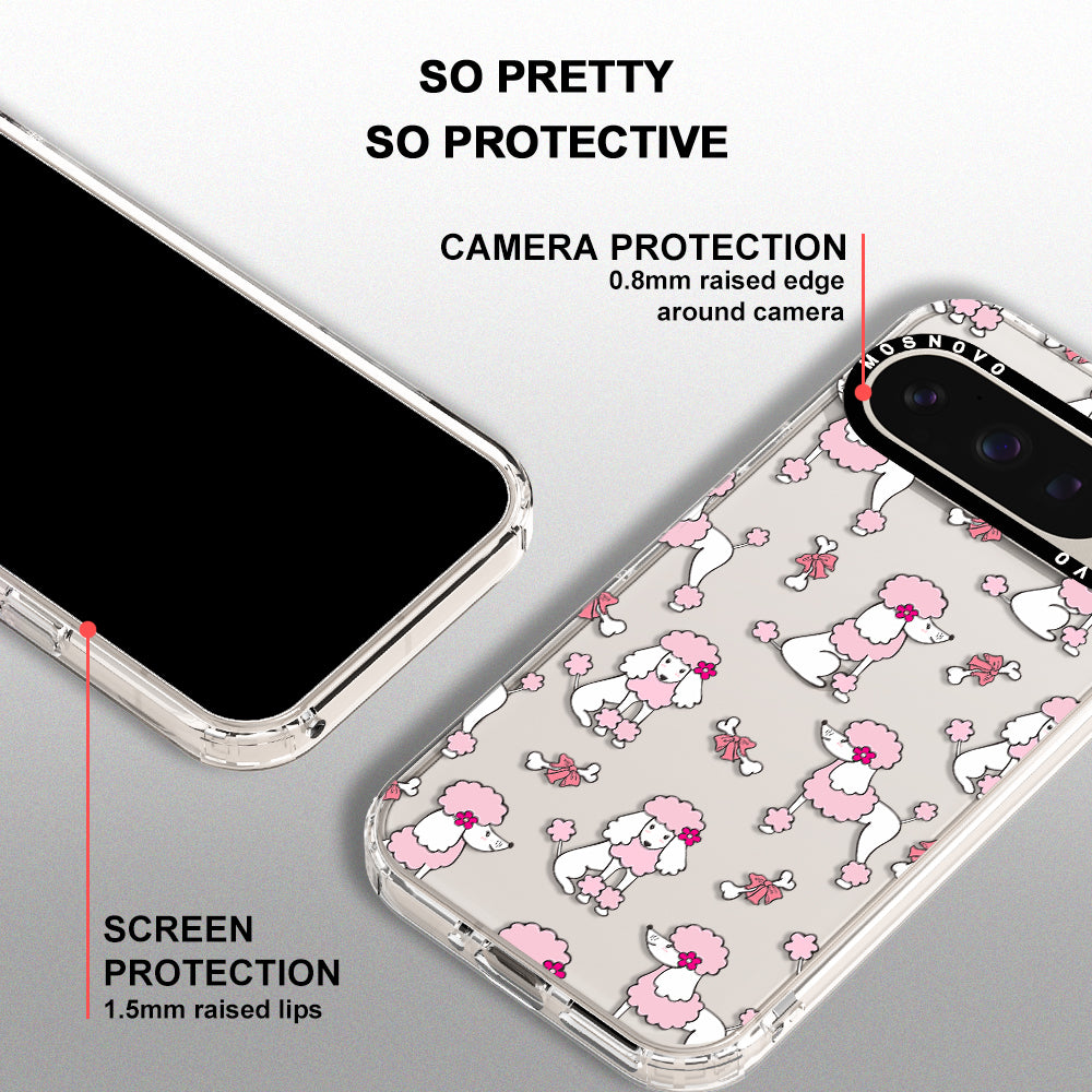 Pink Poodle Phone Case - Google Pixel 9 Pro XL Case