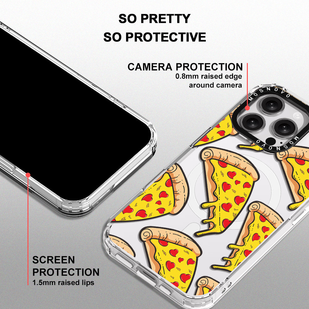 Pizza Phone Case - iPhone 16 Pro Max Case - MOSNOVO