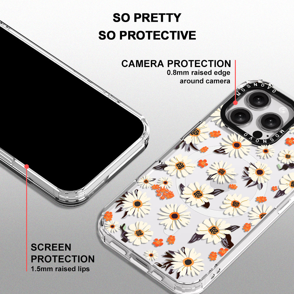 Spring Daisy Phone Case - iPhone 16 Pro Max Case - MOSNOVO