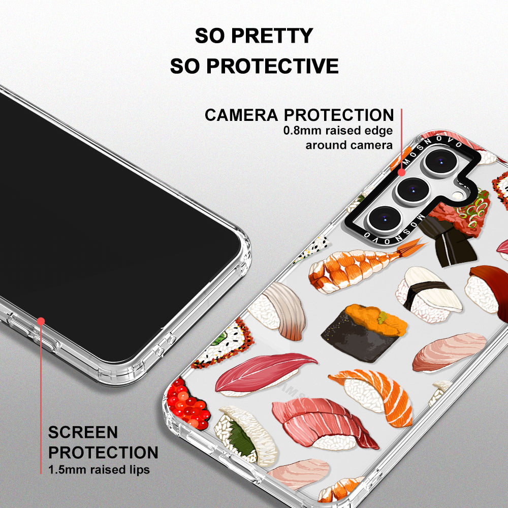 Mixed Sushi Phone Case - Samsung Galaxy S24 FE Case - MOSNOVO