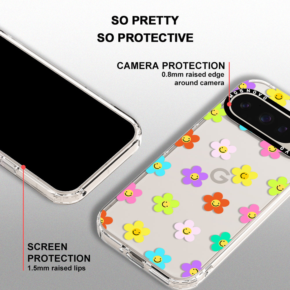 Smile Floral Phone Case - Google Pixel 9 Pro XL Case