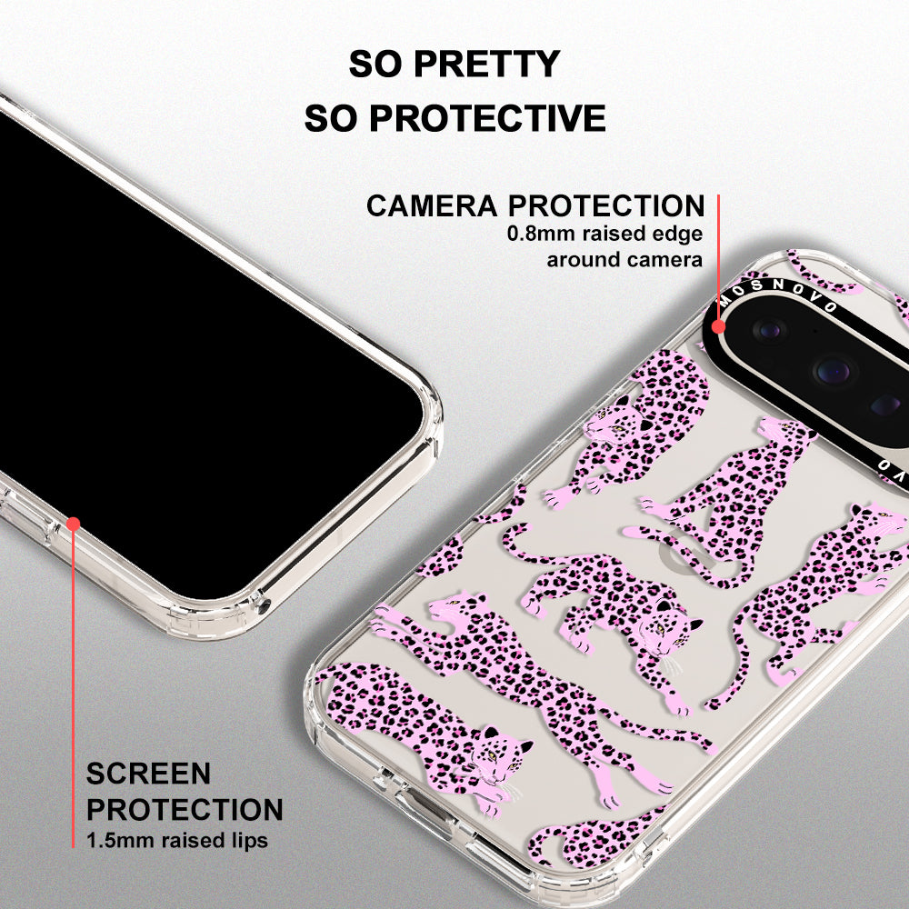 Pink Leopard Phone Case - Google Pixel 9 Pro Case