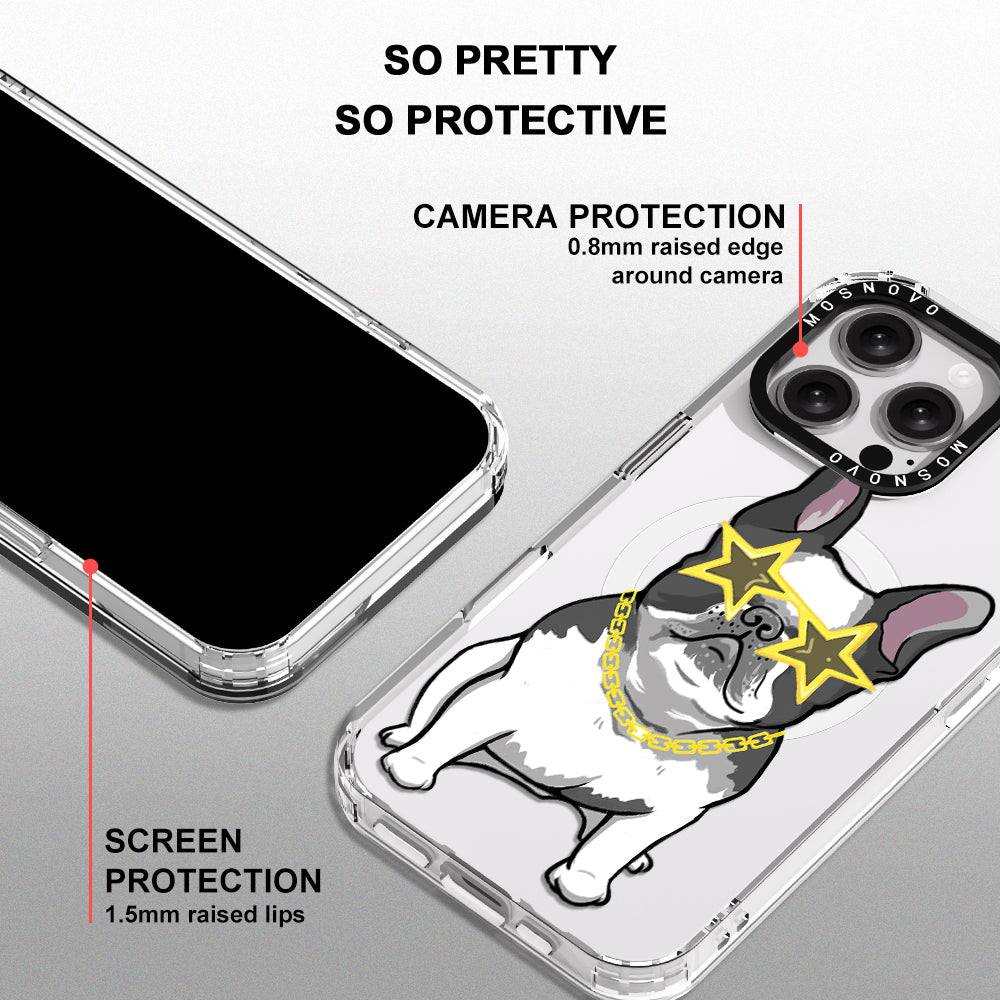 Cool French Bulldog Phone Case - iPhone 16 Pro Max Case - MOSNOVO