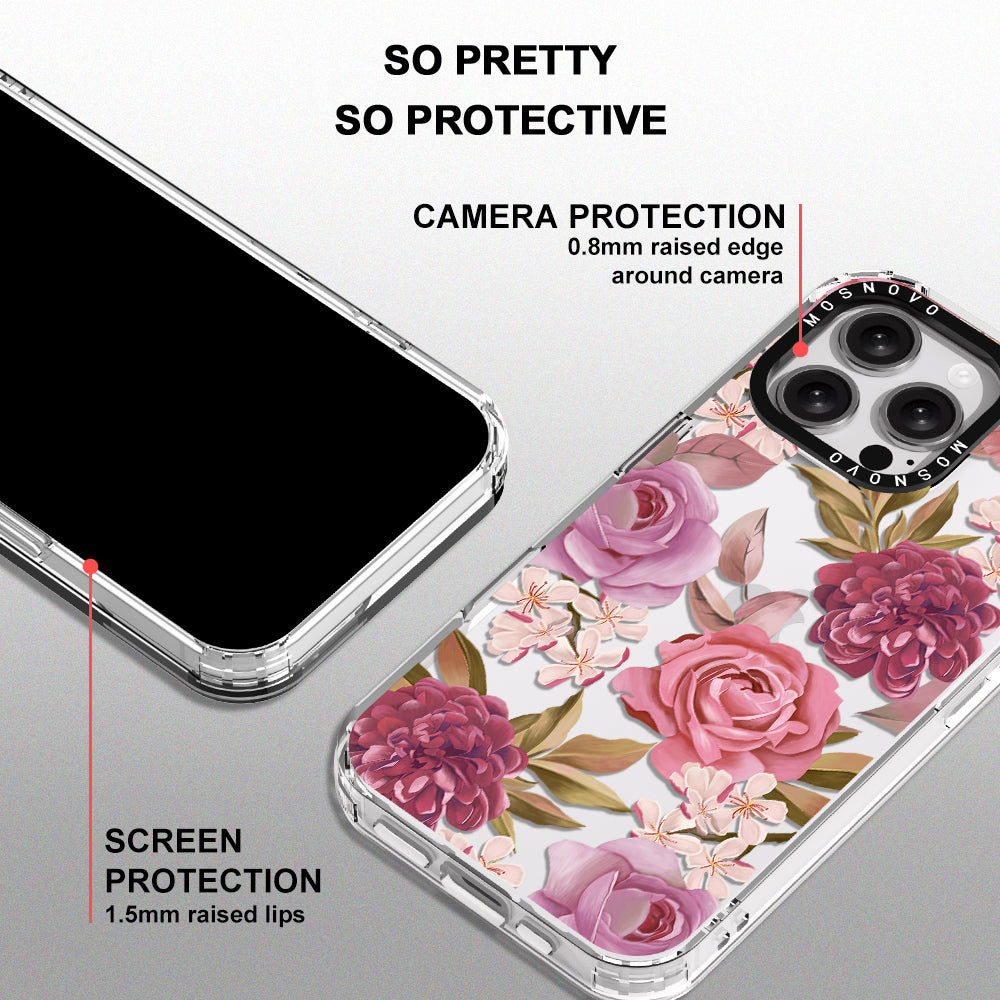 Blossom Flowe Floral Phone Case - iPhone 16 Pro Max Case - MOSNOVO