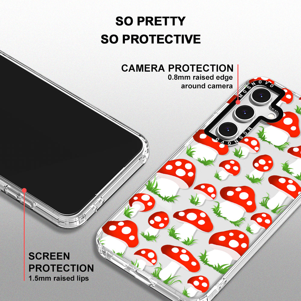 Cute Mushroom Phone Case - Samsung Galaxy S24 FE Case - MOSNOVO