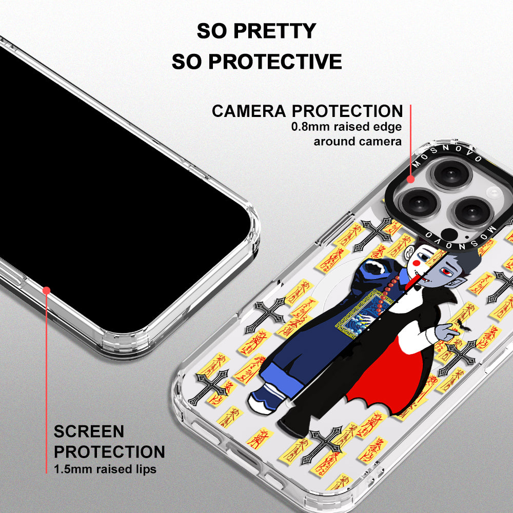 Vampire Vs Jiangshi Phone Case - iPhone 16 Pro Max Case - MOSNOVO