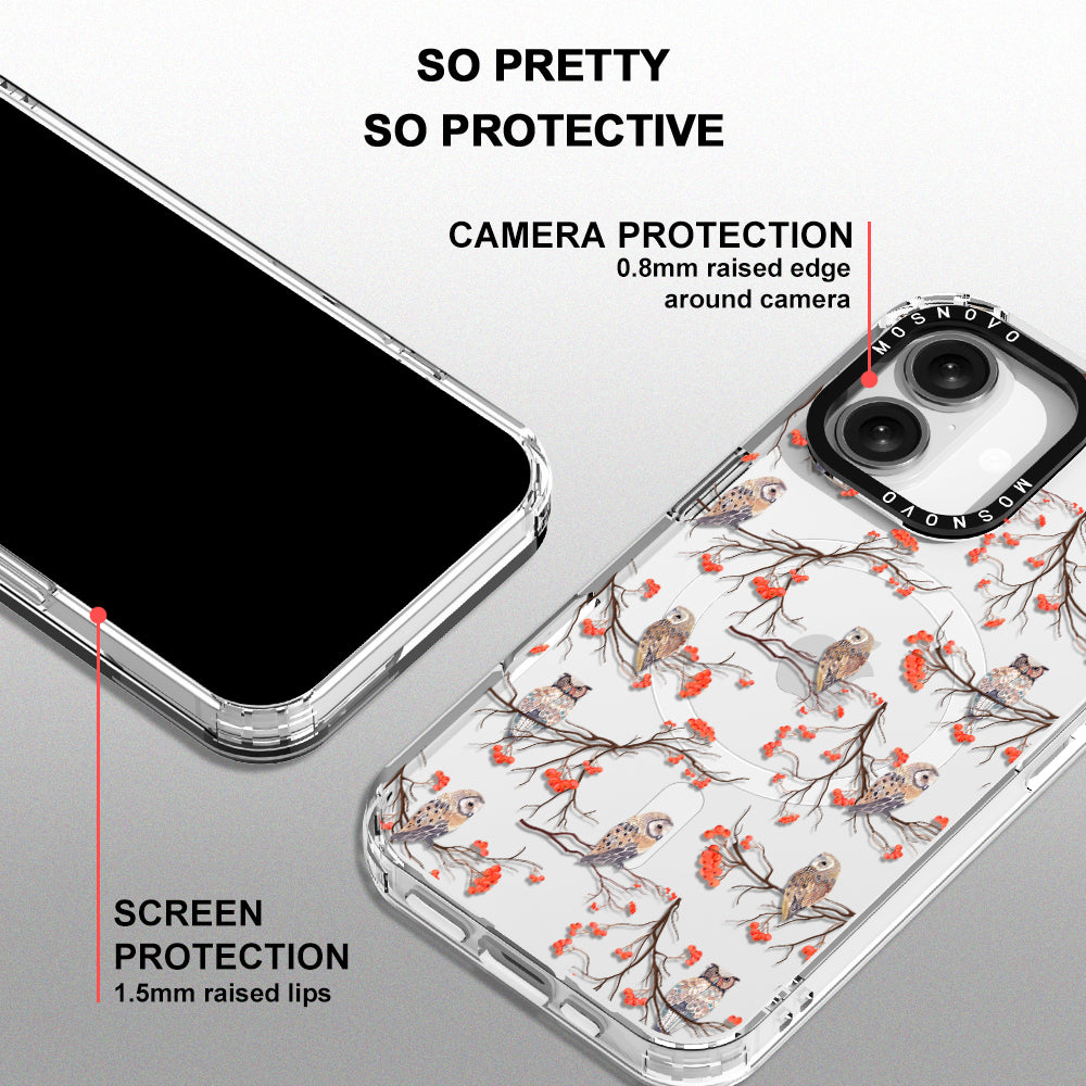 Owl Phone Case - iPhone 16 Plus Case - MOSNOVO