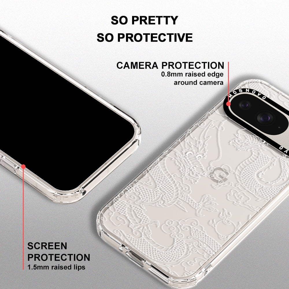 White Dragon Phone Case - Google Pixel 9 Case