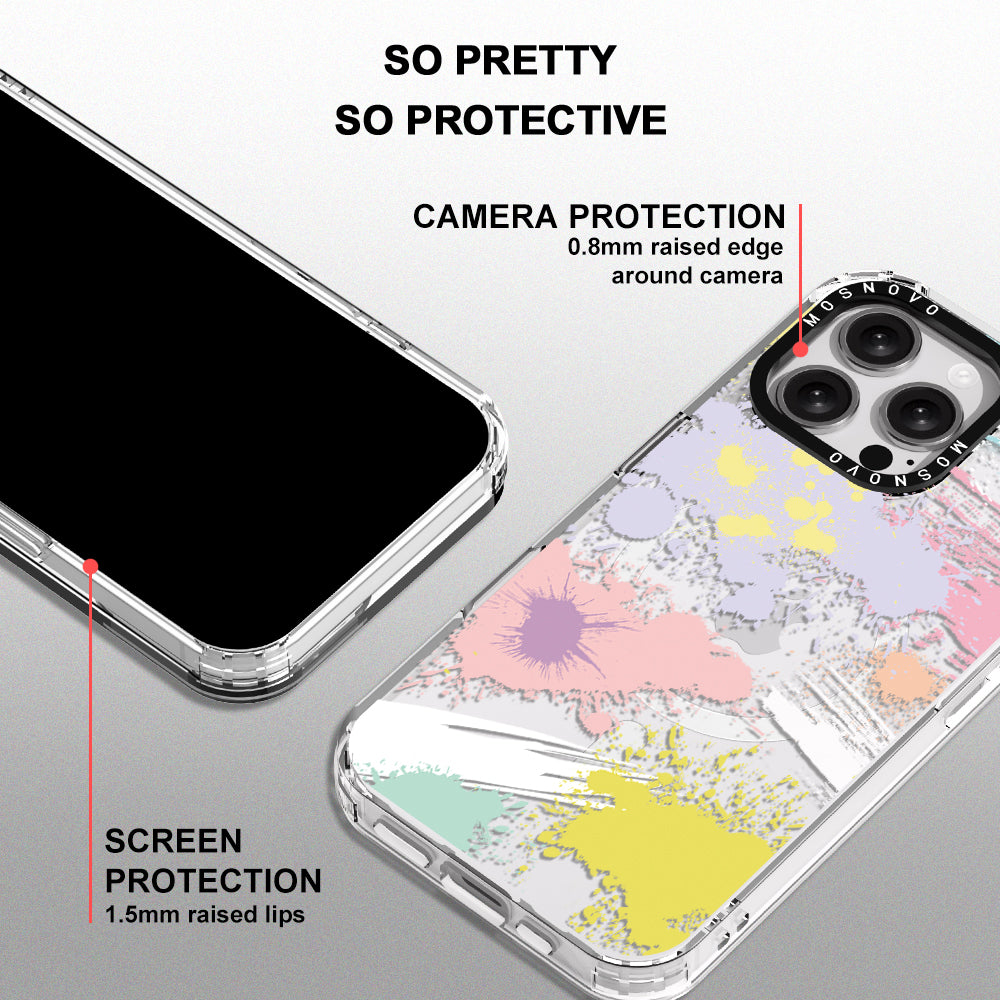 Splash Paint Phone Case - iPhone 16 Pro Max Case - MOSNOVO