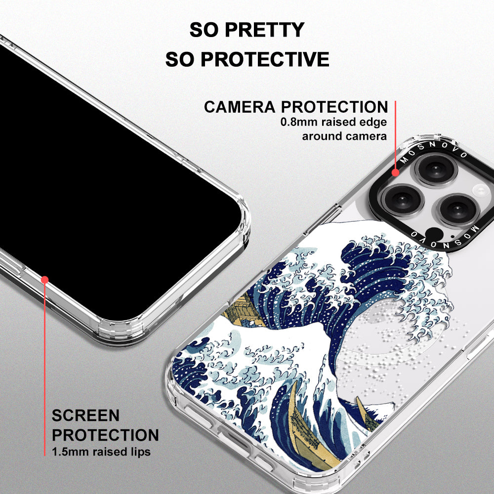 Great Wave Phone Case - iPhone 16 Pro Case - MOSNOVO