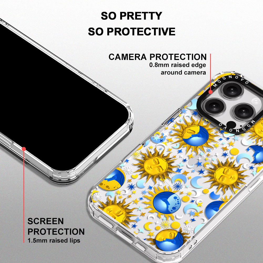 Sun and Moon Phone Case - iPhone 16 Pro Case - MOSNOVO