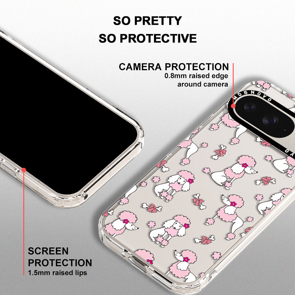 Pink Poodle Phone Case - Google Pixel 9 Case