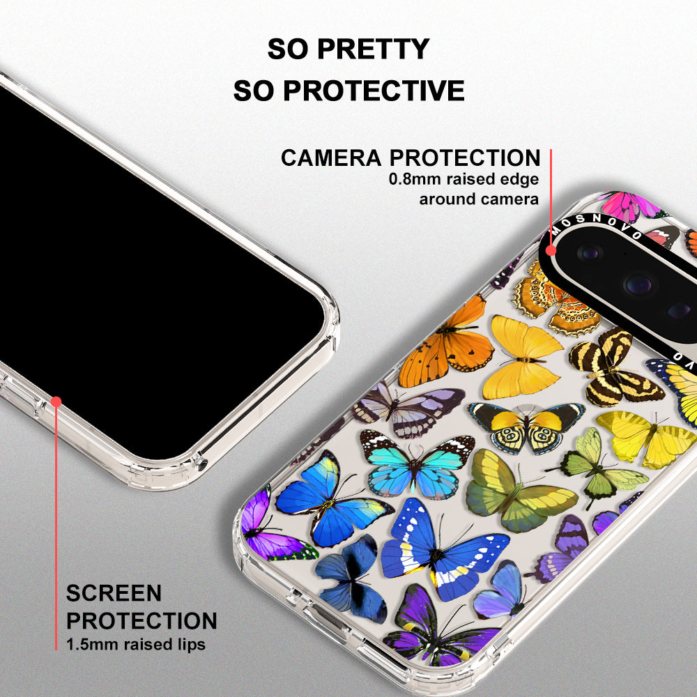 Rainbow Butterfly Phone Case - Google Pixel 9 Pro XL Case