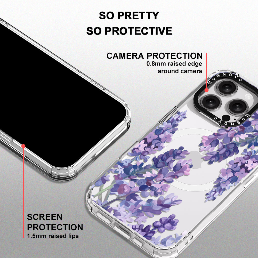 Lavender Phone Case - iPhone 16 Pro Max Case - MOSNOVO