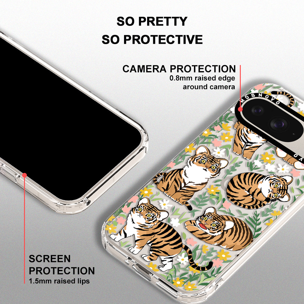 Cute Tiger Phone Case - Google Pixel 9 Case