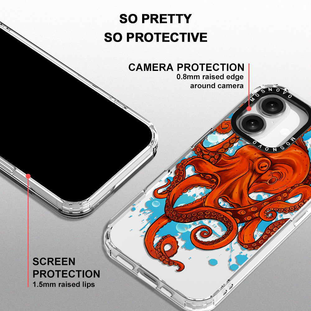 Octupus Phone Case - iPhone 16 Plus Case - MOSNOVO