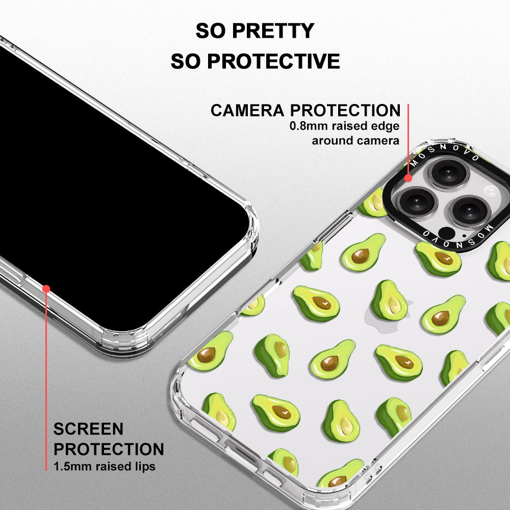 Fleshy Avocado Phone Case - iPhone 16 Pro Max Case - MOSNOVO