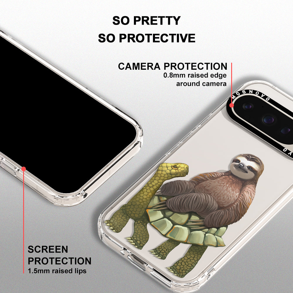 Sloth Turtle Phone Case - Google Pixel 9 Pro Case