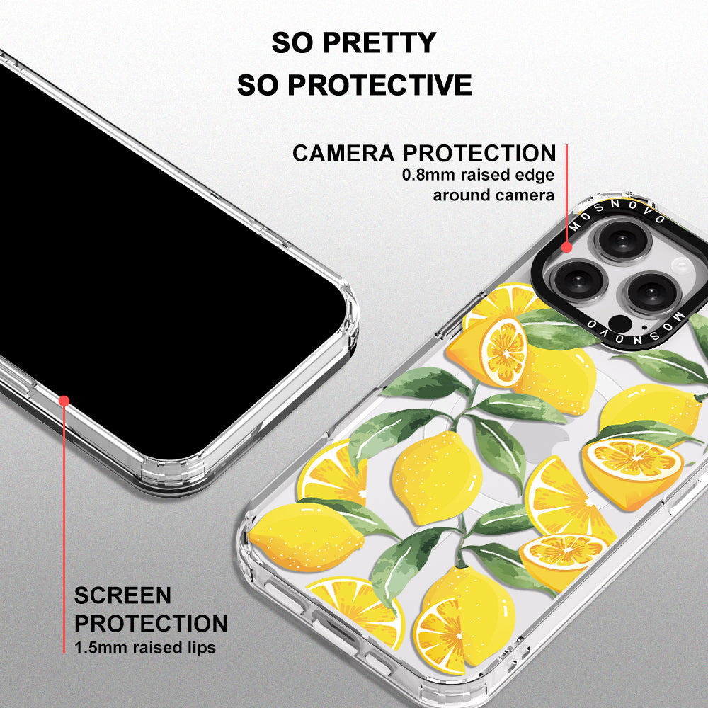 Lemon Phone Case - iPhone 16 Pro Max Case - MOSNOVO