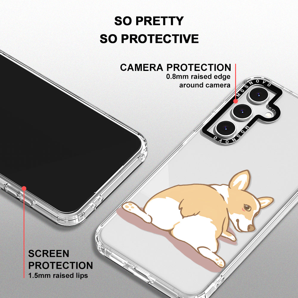 Corgi Dog Phone Case - Samsung Galaxy S24 FE Case - MOSNOVO