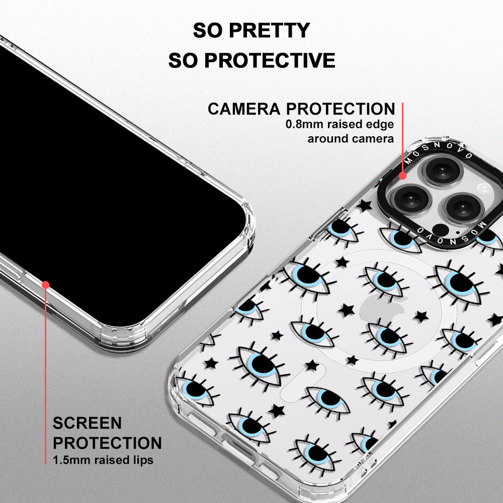 Hippie Eye Phone Case - iPhone 16 Pro Max Case - MOSNOVO