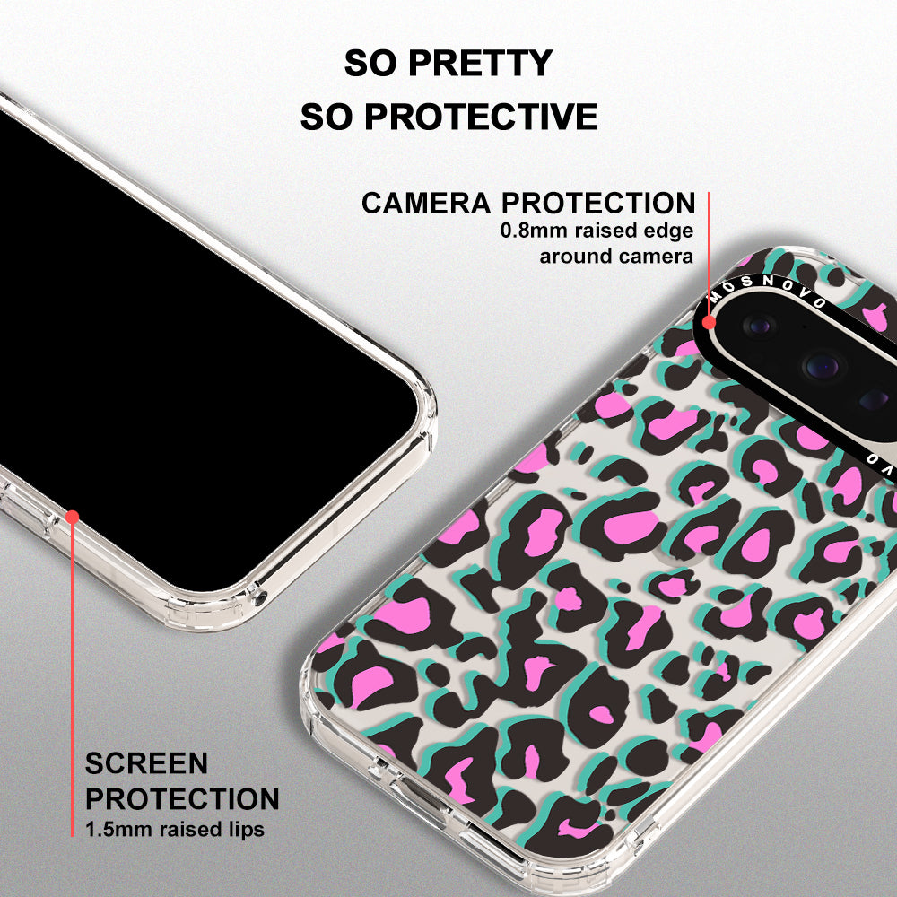 Hot Pink Leopard Print Phone Case - Google Pixel 9 Pro Case