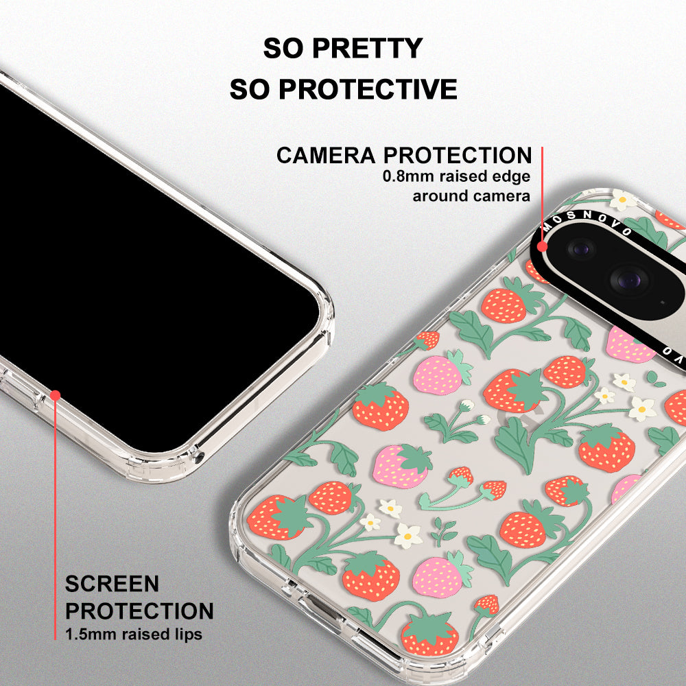 Strawberry Garden Phone Case - Google Pixel 9 Case