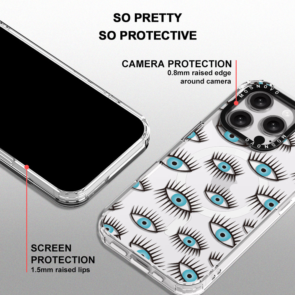 Evil Eye Phone Case - iPhone 16 Pro Case - MOSNOVO