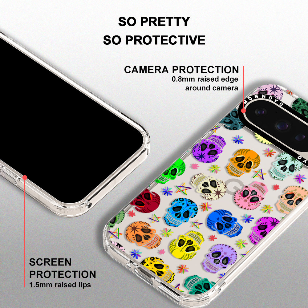 Sugar Skull Phone Case - Google Pixel 9 Pro Case