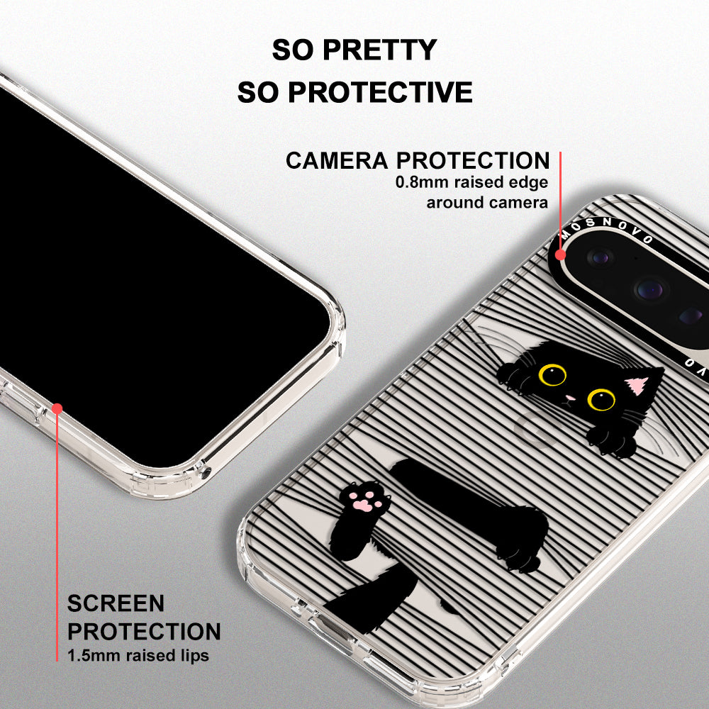 Hidden Black Cat Phone Case - Google Pixel 9 Pro Case