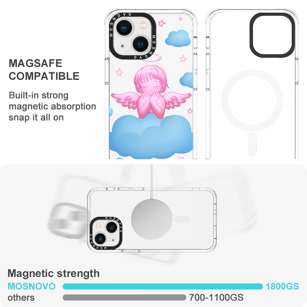 Pink Serenity Angel Phone Case - iPhone 13 Case