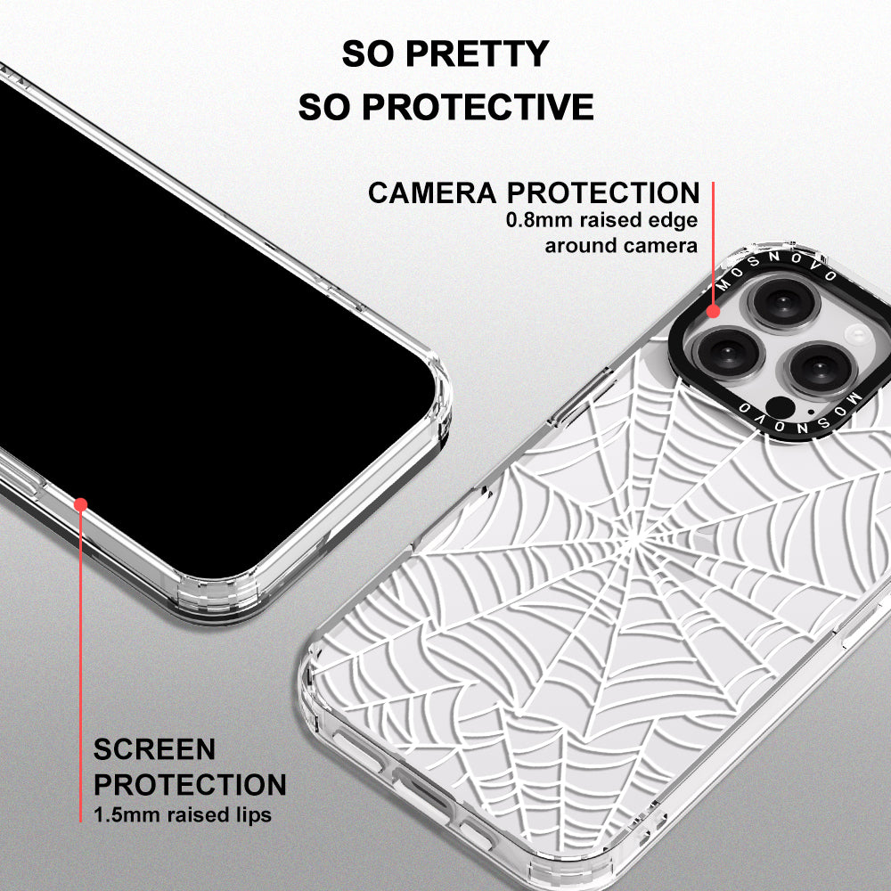 Spider Web Phone Case - iPhone 16 Pro Max Case - MOSNOVO