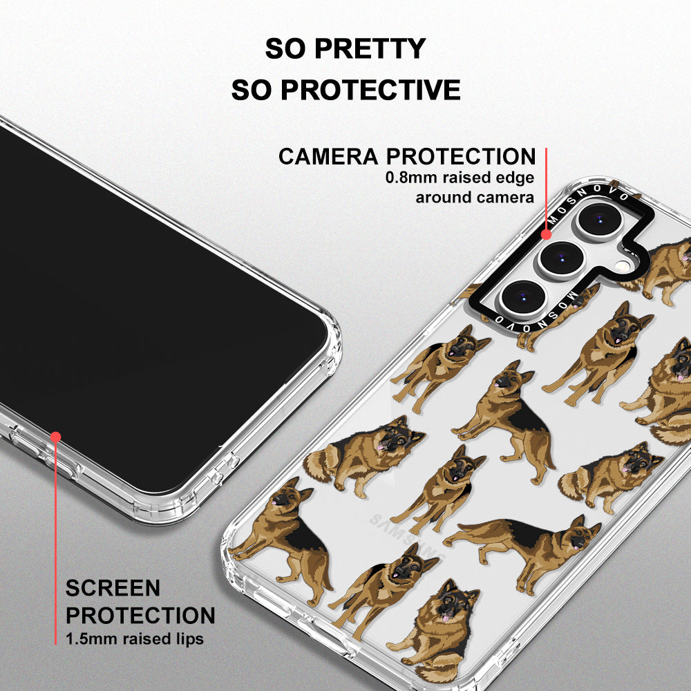 Shepherd Dog Phone Case - Samsung Galaxy S24 FE Case - MOSNOVO