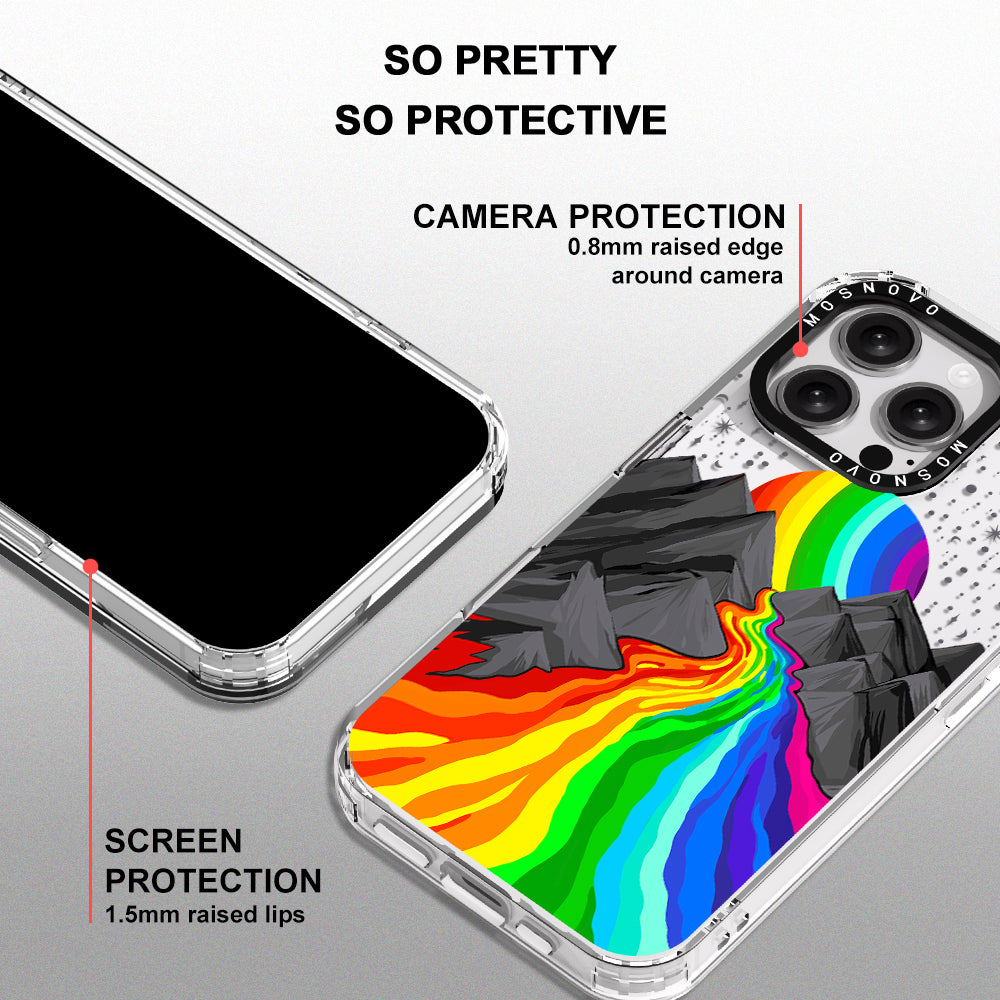 Rainbow Landscape Phone Case - iPhone 16 Pro Max Case - MOSNOVO