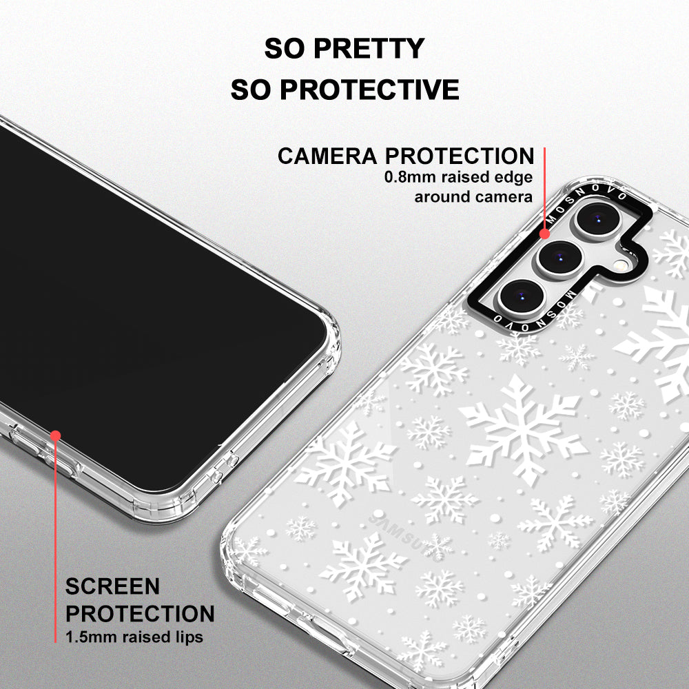 Snowflake Phone Case - Samsung Galaxy S24 FE Case - MOSNOVO