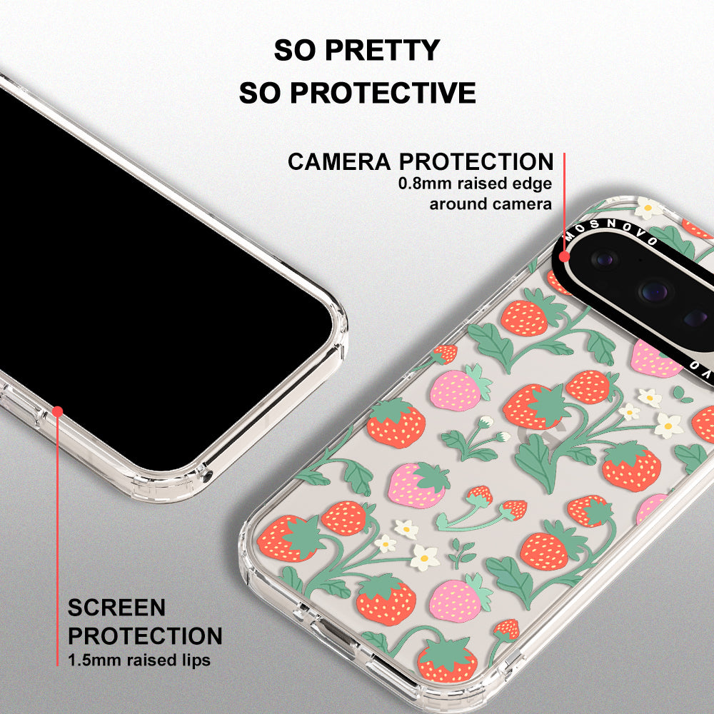 Strawberry Garden Phone Case - Google Pixel 9 Pro XL Case