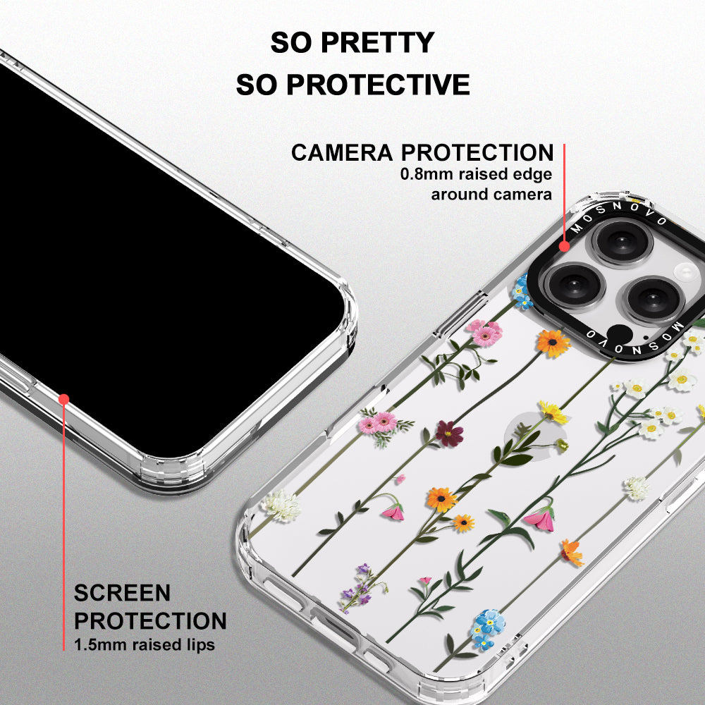 Wildflowers Phone Case - iPhone 16 Pro Case - MOSNOVO