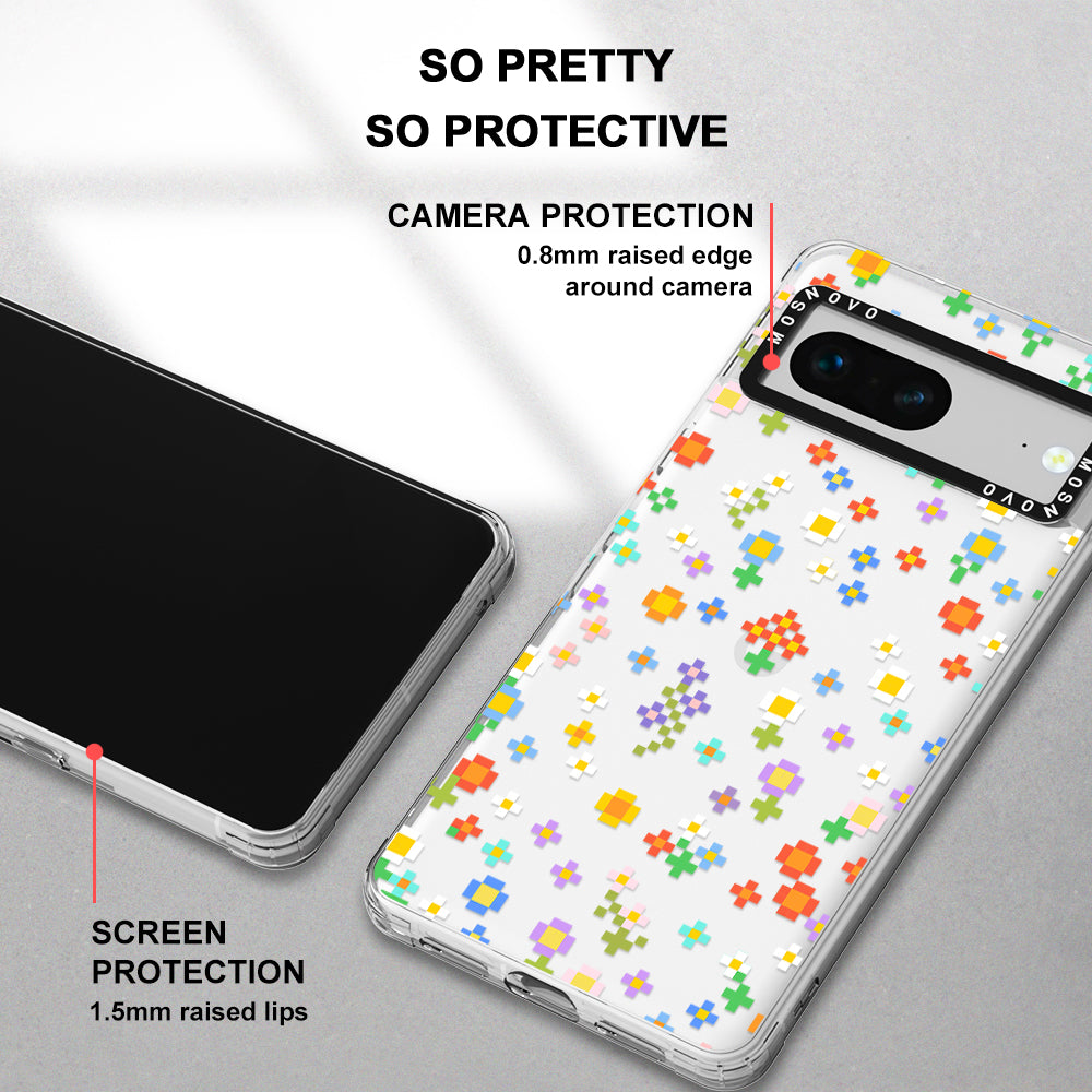 Pixel-Floral Phone Case - Google Pixel 7 Case