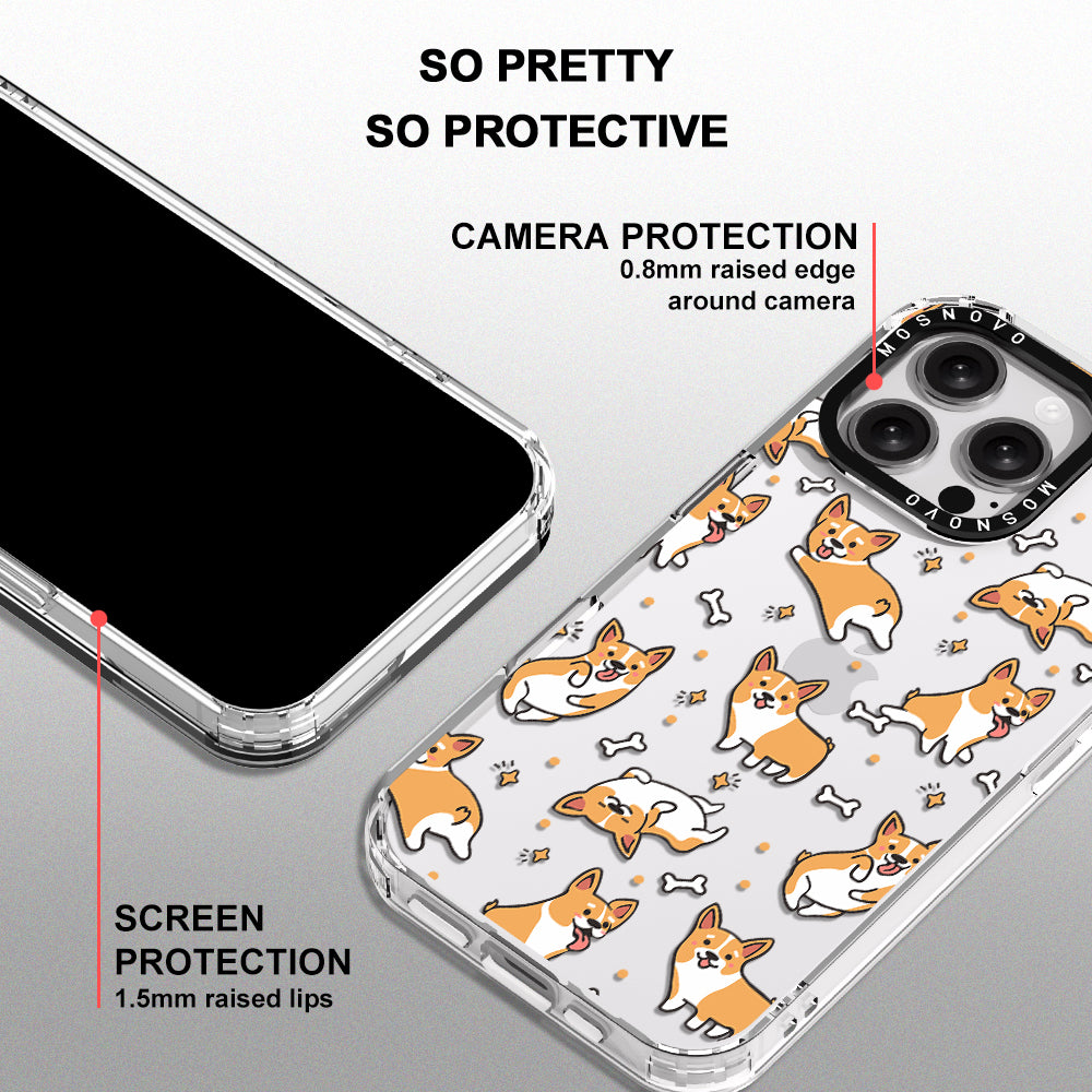 Corgi Phone Case - iPhone 16 Pro Max Case - MOSNOVO