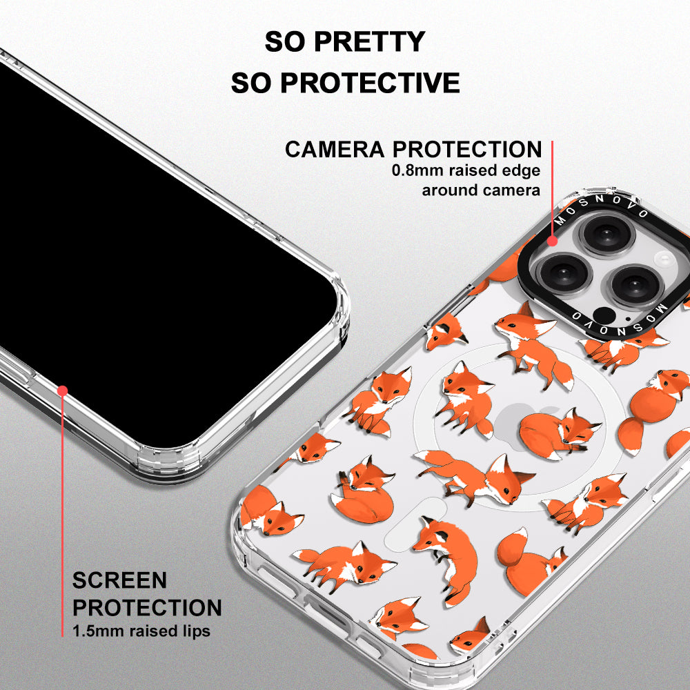 Fox Phone Case - iPhone 16 Pro Max Case - MOSNOVO